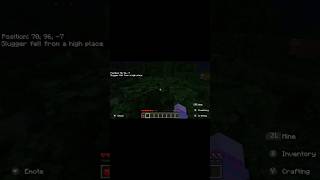 Stop Falling 😡 Minecraft Survival minecraft minecraftsurvival minecraftshorts [upl. by Nesyrb]