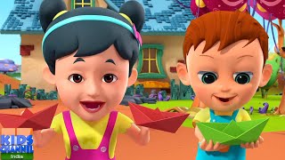 Naav Banao Hindi Nursery Rhyme नाव बनाओ [upl. by Ahsoyek437]