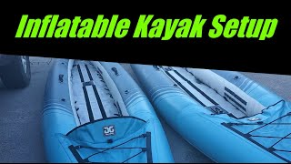 Aquaglide Inflatable Kayak Setup [upl. by Koblick]