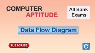 Data Flow Diagram DFD  Computer Aptitude  Banking Exams [upl. by Sucramad]