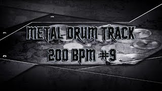 Violent Thrash Metal Drum Track 200 BPM  Preset 20 HQHD [upl. by Lerrehs60]