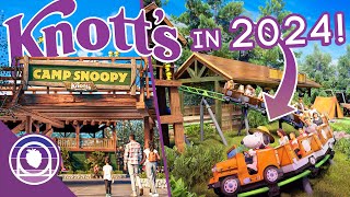 Everything New at Knotts in 2024  MASSIVE Camp Snoopy Update amp A BrandNew Roller Coaster [upl. by Slavin]