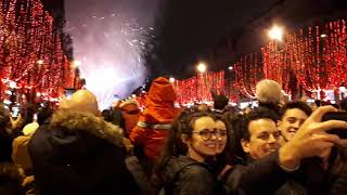 ChampsElysées feu dartifice nouvel an 2019 [upl. by O'Neil]