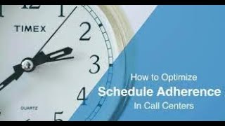 How To Improve Schedule Adherence in Call Center  Schedule Adherence Calculation✔️ WFM Knowledge [upl. by Brendis]