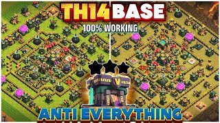 🔥STRONG BASE🔥TH14 HYBRID BASE  REPLAY  TOP 10 TH14 HYBRID BASE ANTI 2 STAR WITH LINK  TH14 BASE [upl. by Twila997]