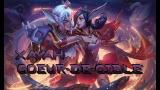 Skin Xayah coeurdecible  League of legends FR [upl. by Airres]