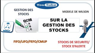 QCM GESTION DES STOCKS [upl. by Kimmy]