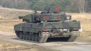 PzBtl33 Goldener Schuss mit Kpz Leopard 2 120mm BergenHohne Bundeswehr [upl. by Nnodnarb]