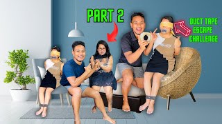 Tape Escape Challenge Part 2  Duct Tape Escape Prank Challenge ​⁠NepBongvlogs [upl. by Tal]