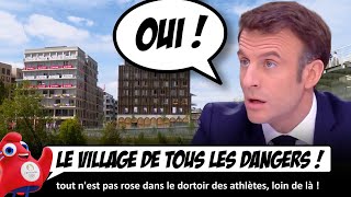 Le village olympique sous le feu des POLÉMIQUES  vols malbouffe inconfort [upl. by Malvia]