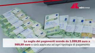 Limiti alluso del contante meno cash più pagamenti tracciabili [upl. by Delamare]