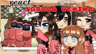 🌷Garçonetes react a Sarada Uchiha🌷 Original🌺 [upl. by Godard]