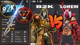 B2K VS LOREM  ONLY AWM LEGENDS ROOM  BEAST MATCH  تحدي ملوك القناصة بين بورن تو كيل و لورام [upl. by Riker]