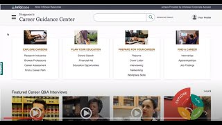 Fergusons Career Guidance Center Overview Video [upl. by Naerad301]