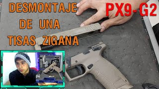 COMO DESARMAR UNA PISTOLA TISAS ZIGANA PX9 G2 ¡¡TISAS ZIGANA rápido y fácil [upl. by Vocaay796]