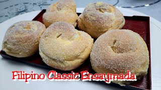 Classic Filipino Ensaymadabakery style ensaymadasoft and fluffy ensaymada [upl. by Omland624]