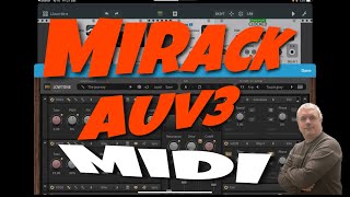 IOS mifki miRack AUv3Host  Tutorial AUv3 Host Midi Effects [upl. by Burchett]