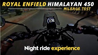 2023 Royal Enfield Himalayan 450 Mileage Test  Kitna Deti Hai [upl. by Trah]