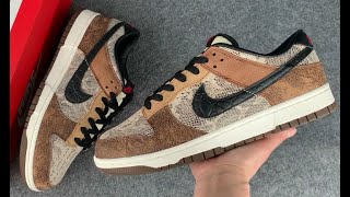 Nike Dunk Low Premium CO JP Brown Snakeskin FJ5434 120 [upl. by Oglesby]