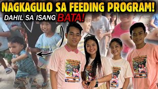 MAY UMEKSINA SA AMING FEEDING PROGRAM PINAGKAGULUHAN [upl. by Ateuqahs]