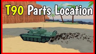 MILITARY TYCOON T90 PARTS  Locations 2024   Roblox [upl. by Waylan]