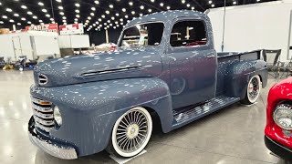 Grand National F100 Show in EPIC Pigeon Forge TN 1200 Custom Trucks fordf100 pigeonforge [upl. by Ellekim159]