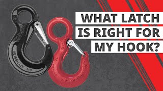 What Latch is Right for My Crane Hook [upl. by Rramed]