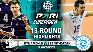 DynamoLO vs ZenitKazan  HIGHLIGHTS  13 Round  Pari SuperLeague 2025 [upl. by Orimar]