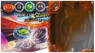 END OF HASBRO NEW Beyblade Burst QuadStrike QUAD CREATURE BATTLE SET REVIEW [upl. by Rheba]