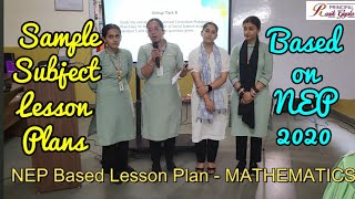 Subject Wise NEP 2020 based Lesson Plan Samples for Teachers of CBSE Affiliated Schools [upl. by Mencher]