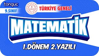 TÜRKİYE GENELİ 9Sınıf Matematik 1Dönem 2Yazılıya Hazırlık 📑 2024 [upl. by Yerag588]