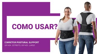 COMO USAR  Corretor Postural Support Hidrolight [upl. by Gretal]