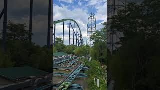 The Worlds Tallest Roller Coaster has closed forever RIP Kingda ka 20052024 🎢🐅kingdaka sixflags [upl. by Ahscrop]