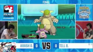 Pokémon German National Championships 2016 Finale Arash Ommati Vs Till Böhmer [upl. by Ecnirp]