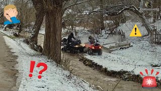 Atv Accident 😱 TGB Blade vs Suzuki Eiger 😲 [upl. by Lefty272]