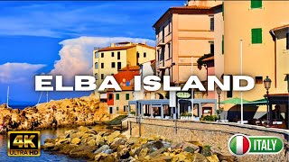 4K Walking Tour of Italy  PORT OF MARCIANA MARINA  Elba Island 2023  Tour of Isola DElba [upl. by Krispin]