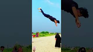 😲 ভাইরাল ডিগবাজি 😲 flip flipstunt stunt fliping backflip flipreaction funny flipper parkour [upl. by Jecho686]