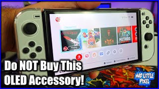 DO NOT BUY This Nintendo Switch OLED Accessory Clear Case Protective Cover REVIEW [upl. by Cordelie]