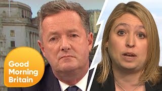 Karen Bradley Refuses to Answer Questions on Police Cuts  Good Morning Britain [upl. by Chuch]