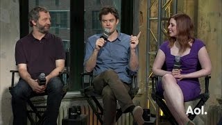 Judd Apatow Bill Hader and Vanessa Bayer Discuss quotTrainwreckquot [upl. by Aenit]