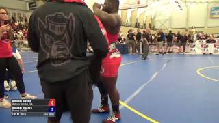 125 SemiFinals  Michael Boykin Wolfpack WC vs Michael Hughes Blue and Gold RTC [upl. by Kcirrez401]