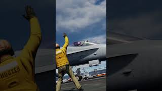 FA18C launch from Supercarrier dcs [upl. by Yecnay]