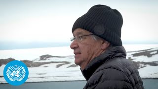 Antarcticas Climate Emergency UN Chiefs Urgent Message on Melting Ice  United Nations [upl. by Angle597]