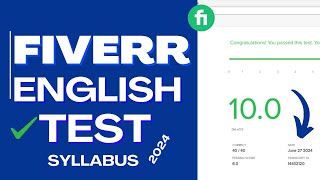 fiverr english language test answers 2024  1010 [upl. by Oakman]