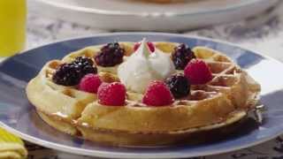 How to Make Belgian Waffles  Brunch Recipes  Allrecipescom [upl. by Jens872]