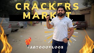 Cheapest Crackers Market in Delhi NCR  Latest Crackers Price List  500 Shots  AB7000Vlogs [upl. by Shute]