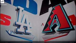 Dodgers  Diamondbacks Game 2 MLB the Show 24 [upl. by Burgener272]