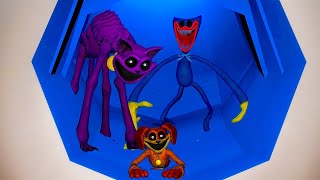 Stuck with CatNap DogDay and Huggy Wuggy Nightmare in the Poppy Playtime Factory Garrys Mod 58 [upl. by Kcirrad]