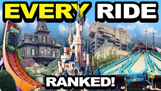 Every Ride at Disneyland Paris Resort RANKED [upl. by Orelle]