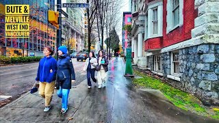 Vancouver Walk 🇨🇦  Coal Harbour to the Denman Village [upl. by Gignac]